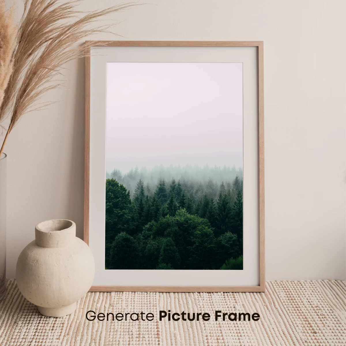 Misty Forest Canopy: A Veil of Serenity - Image 7