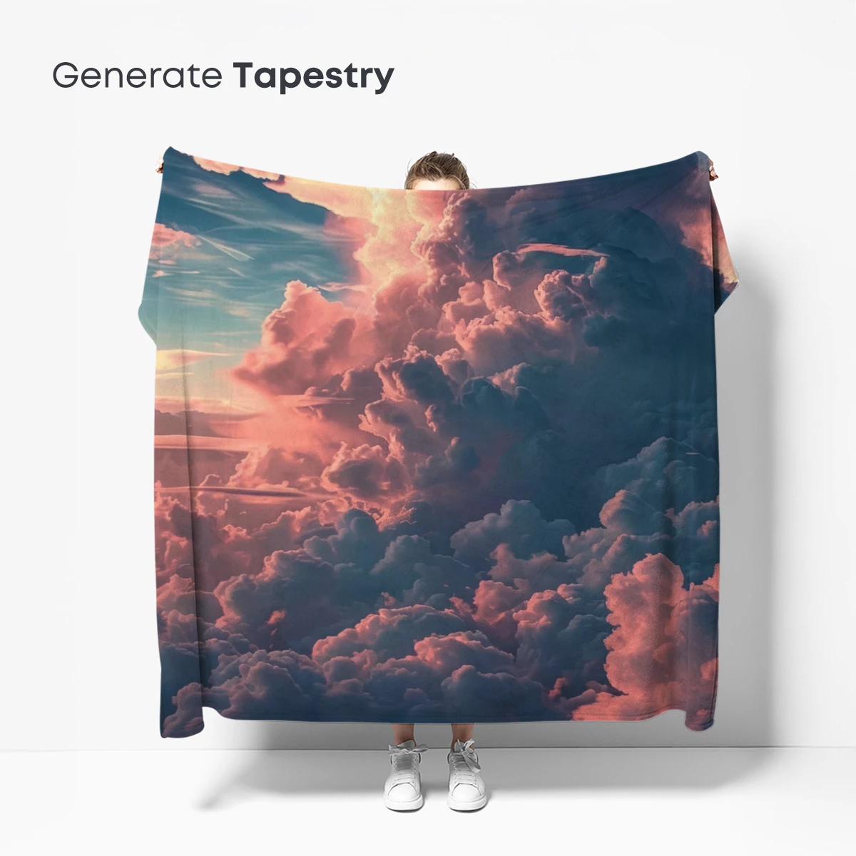 Crimson Cloud Symphony: Sunset's Celestial Dance - Image 5