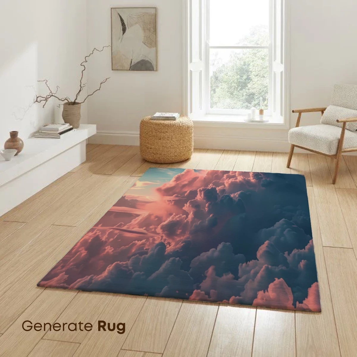 Crimson Cloud Symphony: Sunset's Celestial Dance - Image 6