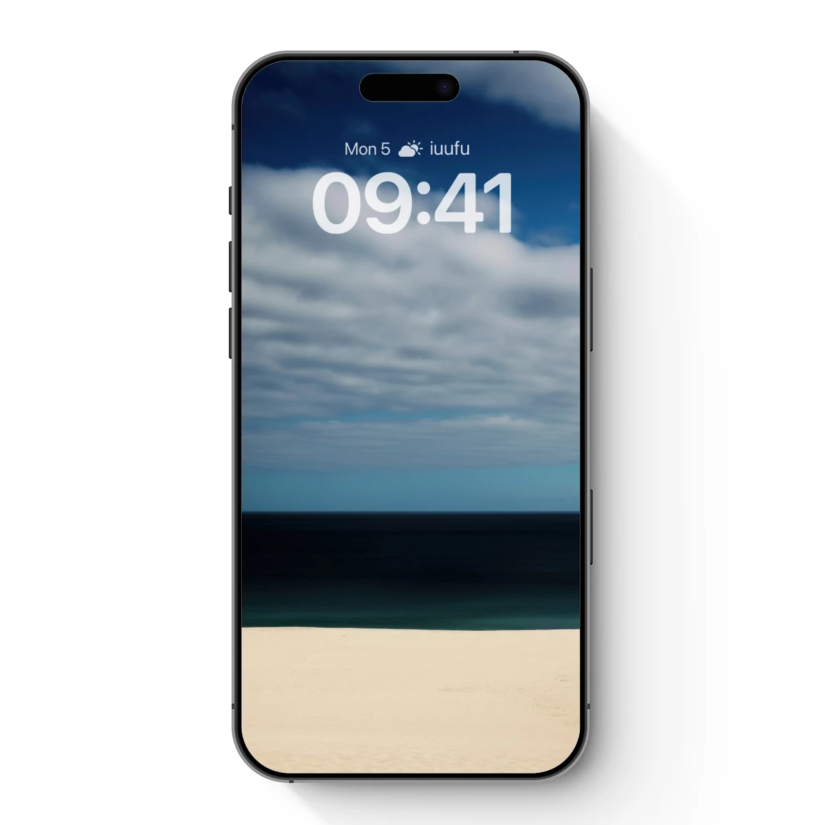 Eternal Horizon: Serene Beach and Clouds