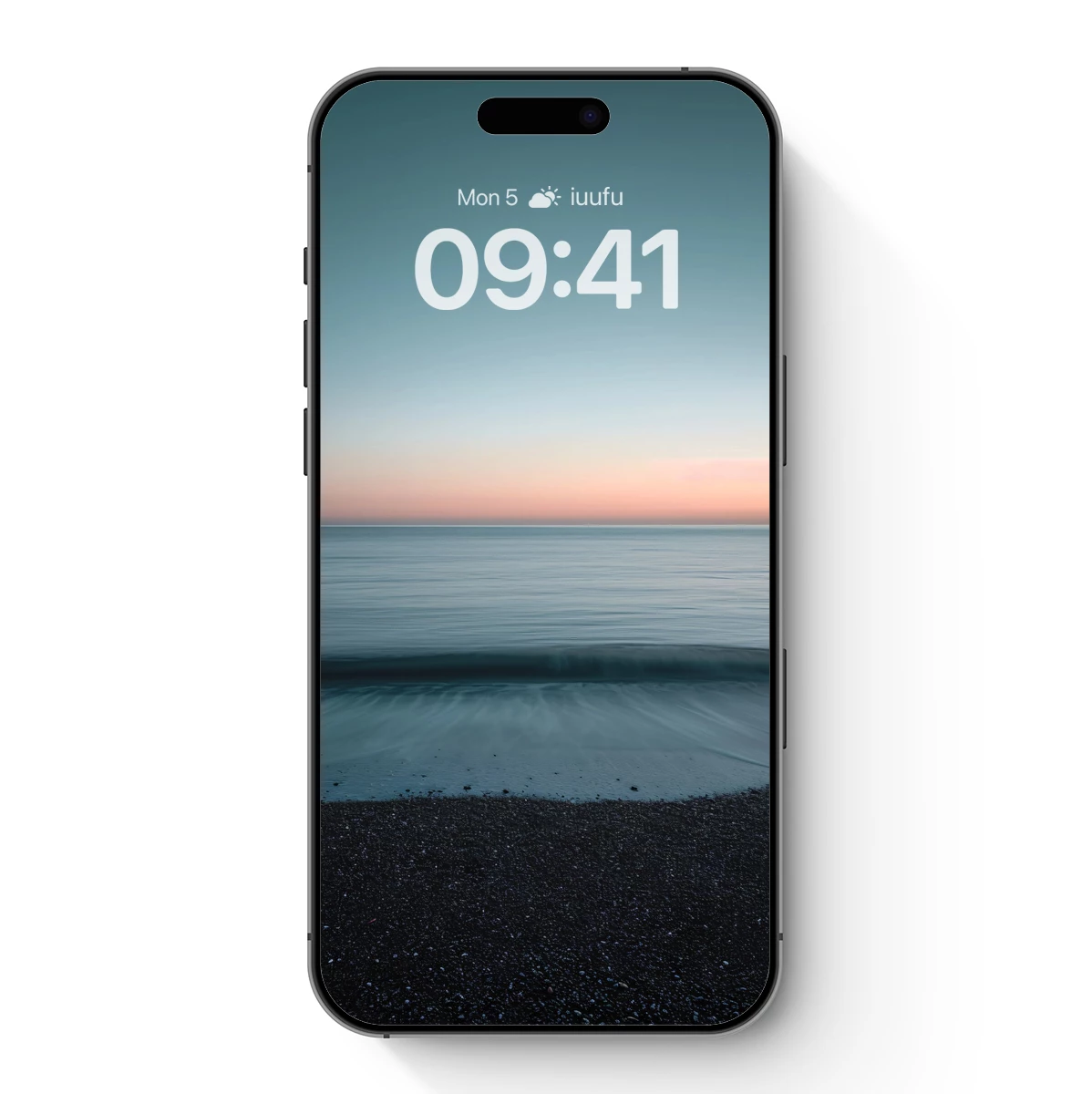Eternal Twilight: Serene Sea and Pebble Beach