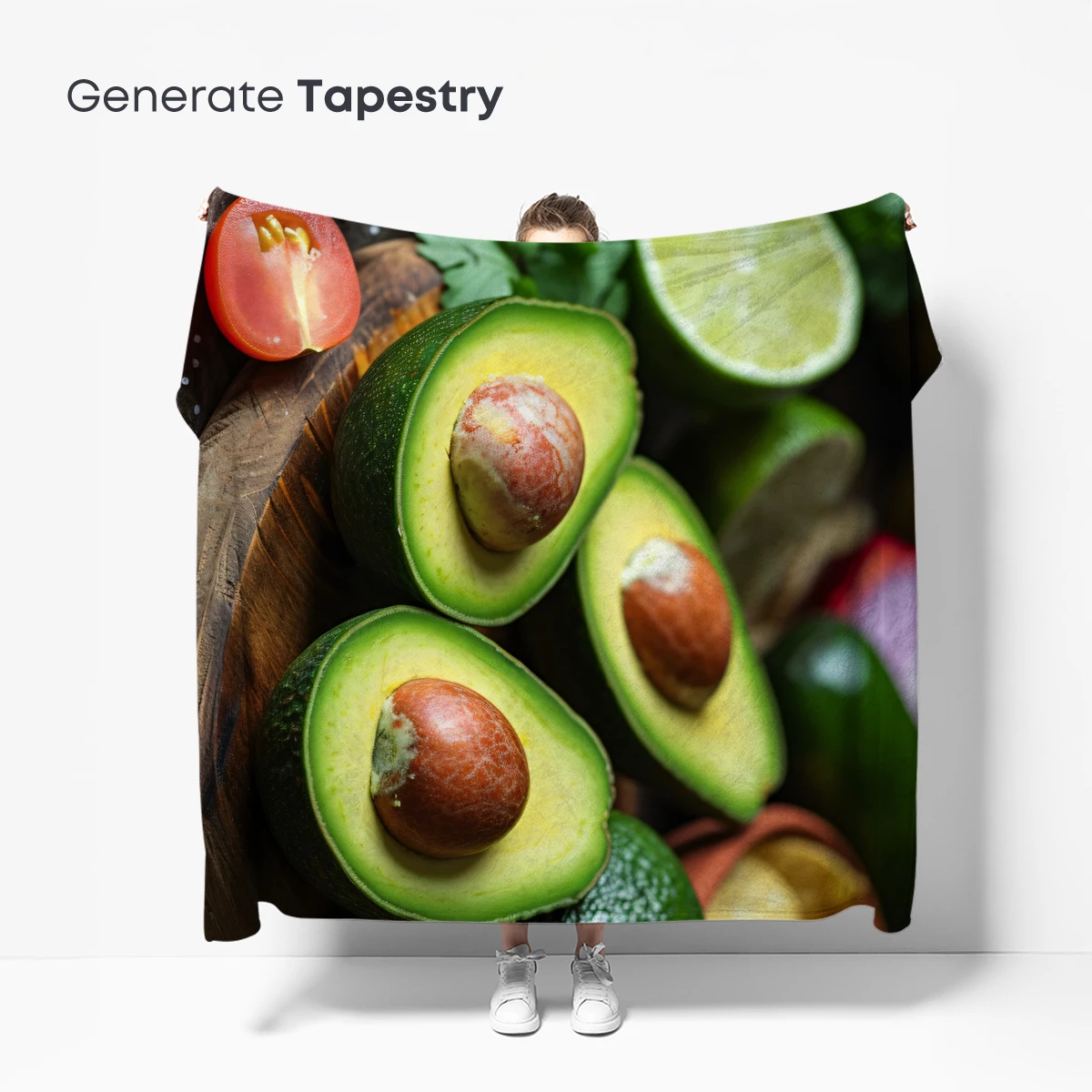 Avocado Splits: Fresh Vibrancy on Wood - Image 5