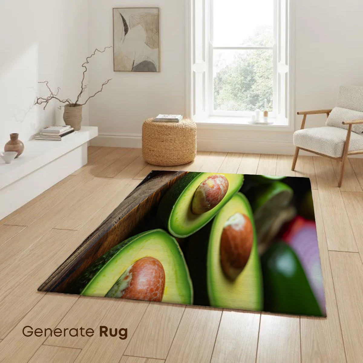 Avocado Splits: Fresh Vibrancy on Wood - Image 6