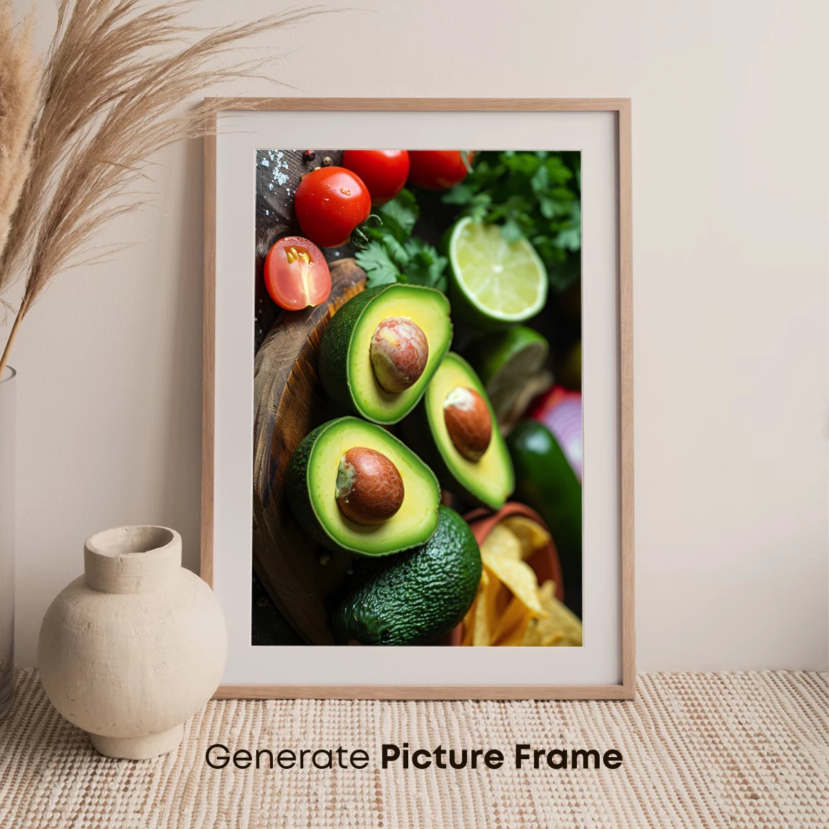 Avocado Splits: Fresh Vibrancy on Wood - Image 7