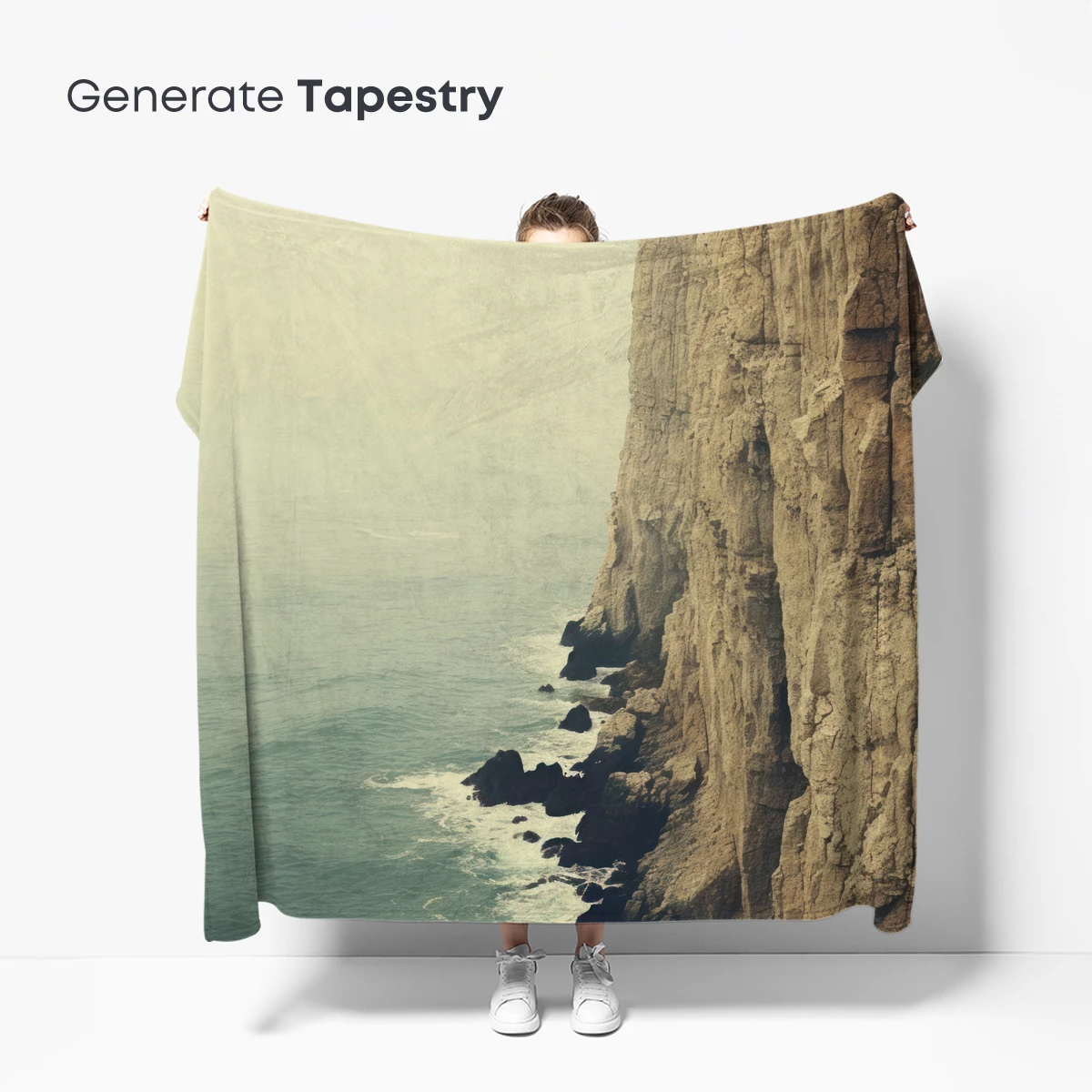 Cliffside Serenity: Ocean's Edge Majesty - Image 5