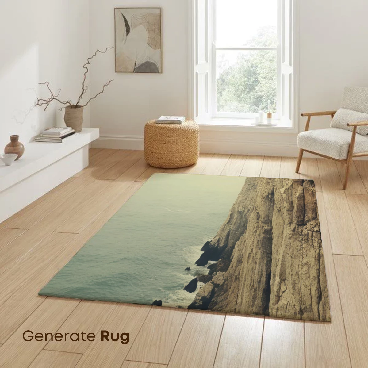 Cliffside Serenity: Ocean's Edge Majesty - Image 6