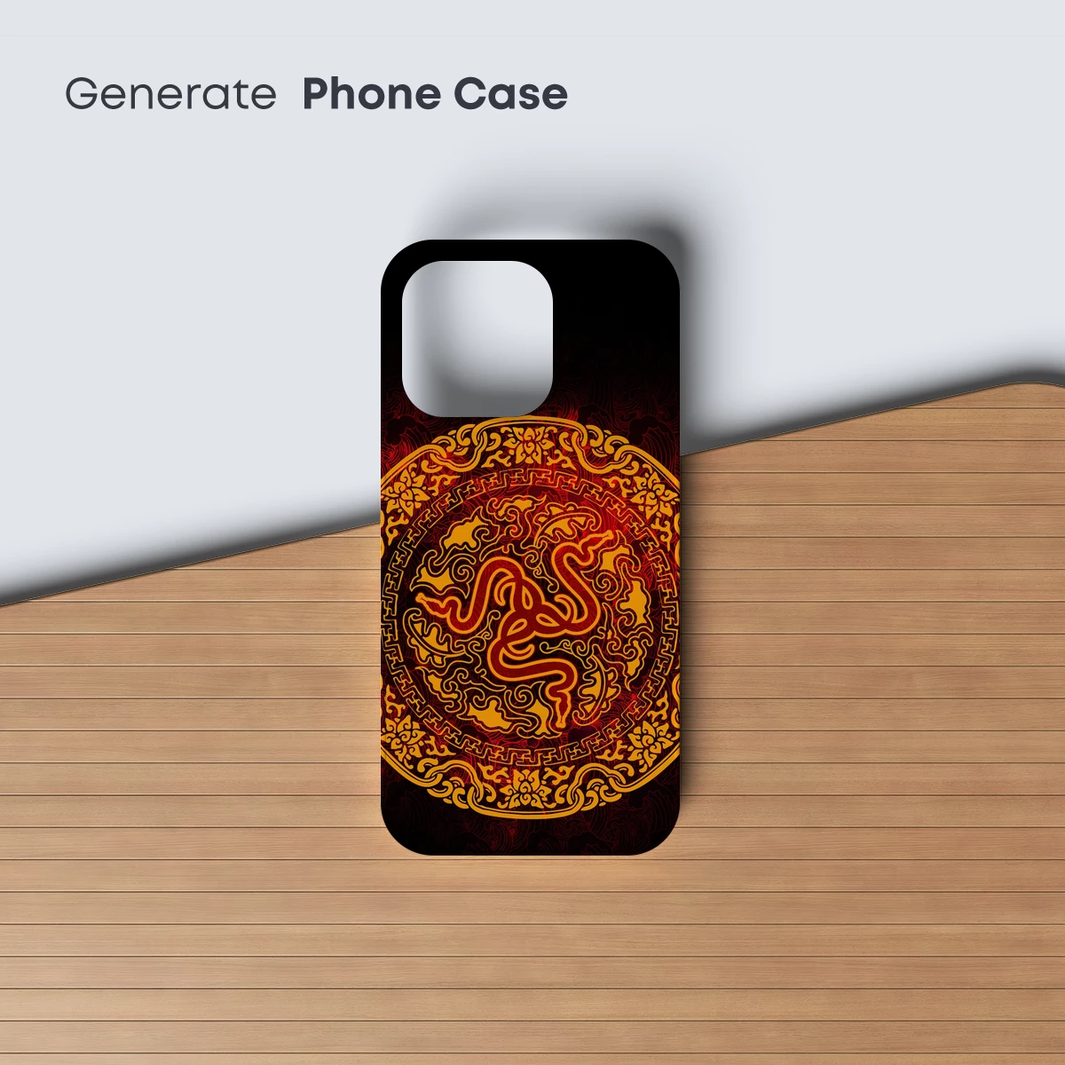 Golden Dragon's Embrace: Mythic Oriental Artistry - Image 3