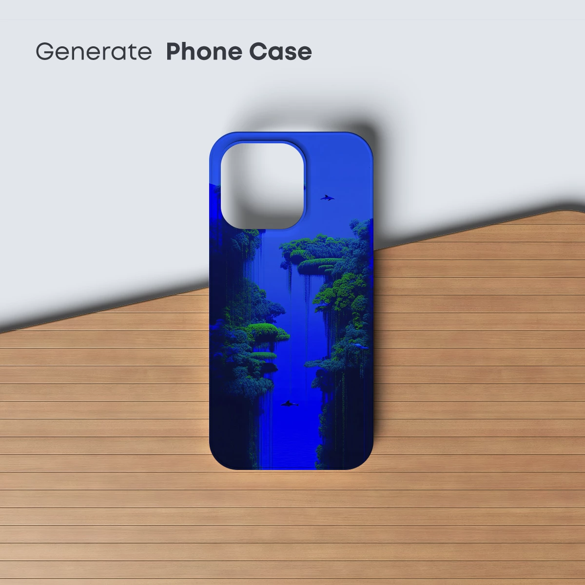 Aquatic Canopy: Floating Forests in Deep Blue - Image 3