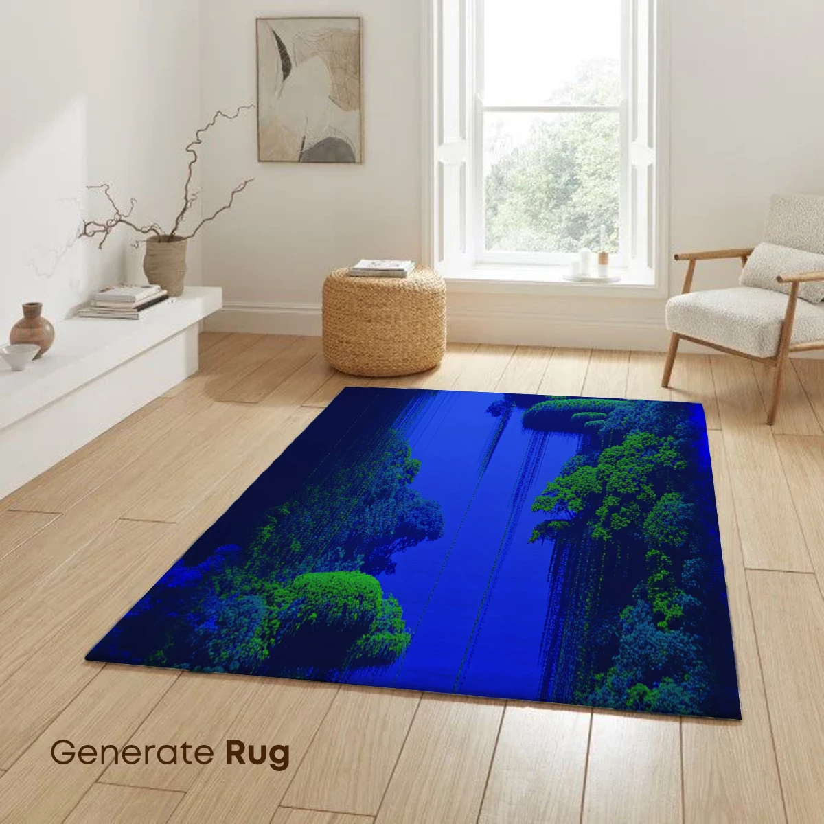 Aquatic Canopy: Floating Forests in Deep Blue - Image 6