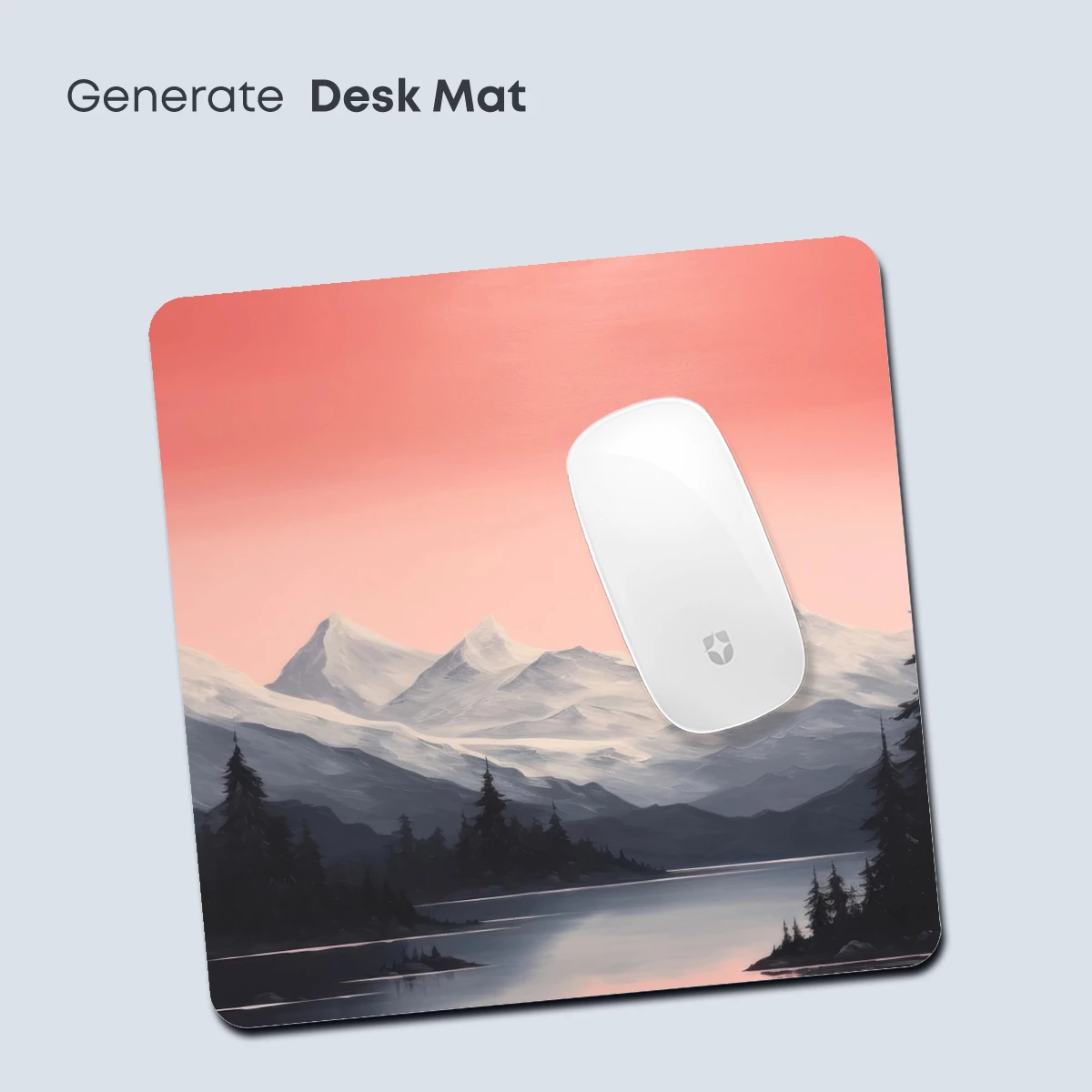 Crimson Moonrise Over Snowy Peaks - Image 4