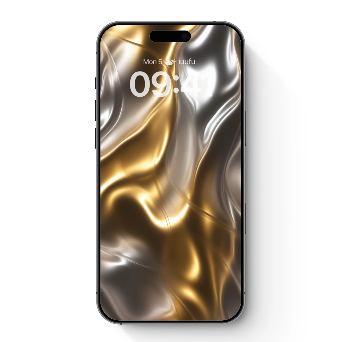 Golden Silk Symphony: Fluid Elegance in Motion