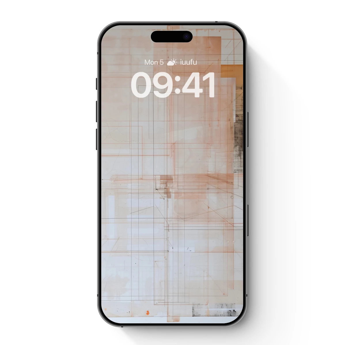 Geometric Odyssey: Abstract Grids in Warm Tones