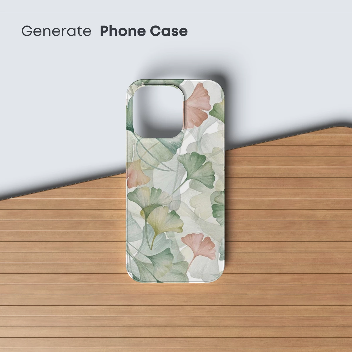 Ginkgo Whisper: Soft Pastel Elegance in Nature's Palette - Image 3