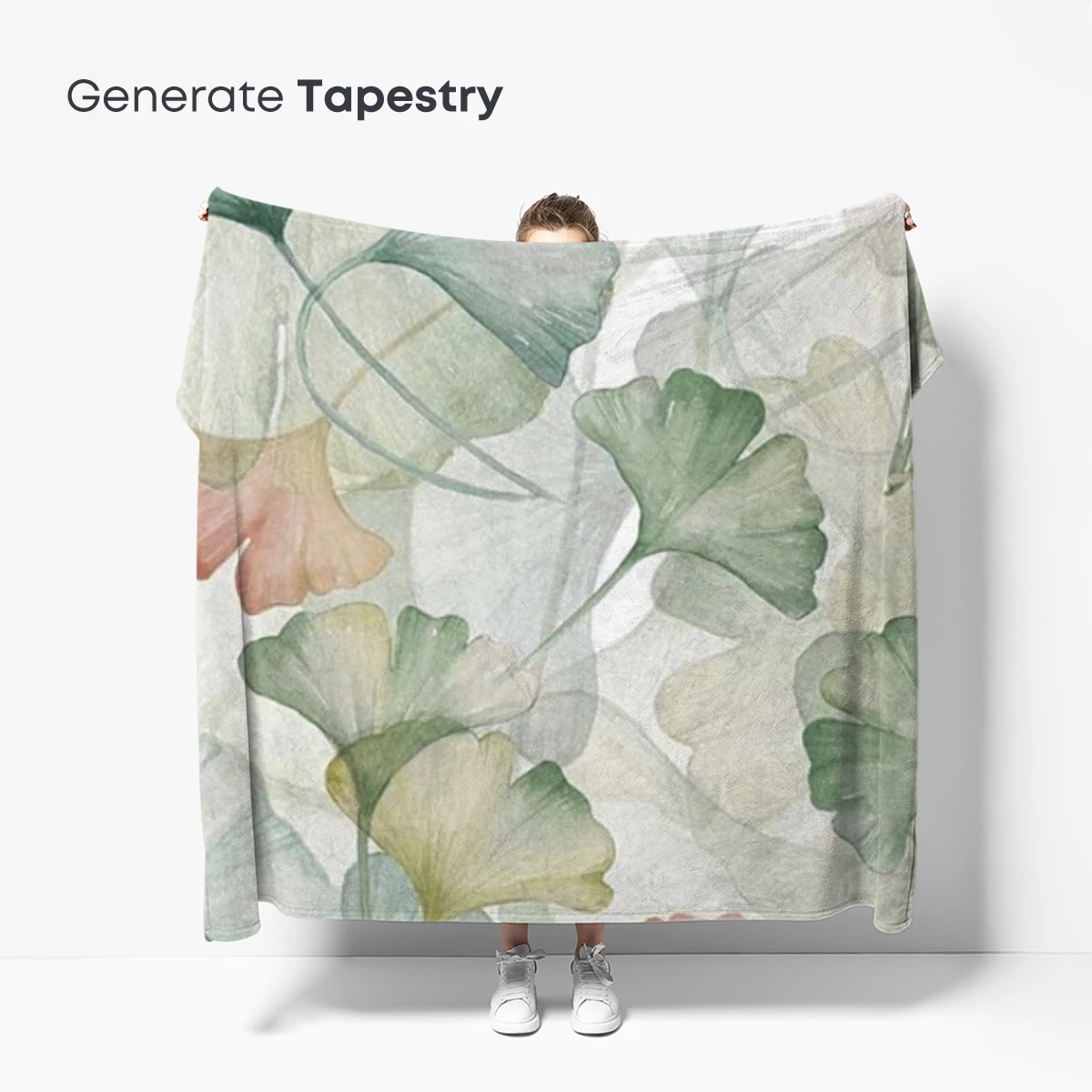 Ginkgo Whisper: Soft Pastel Elegance in Nature's Palette - Image 5