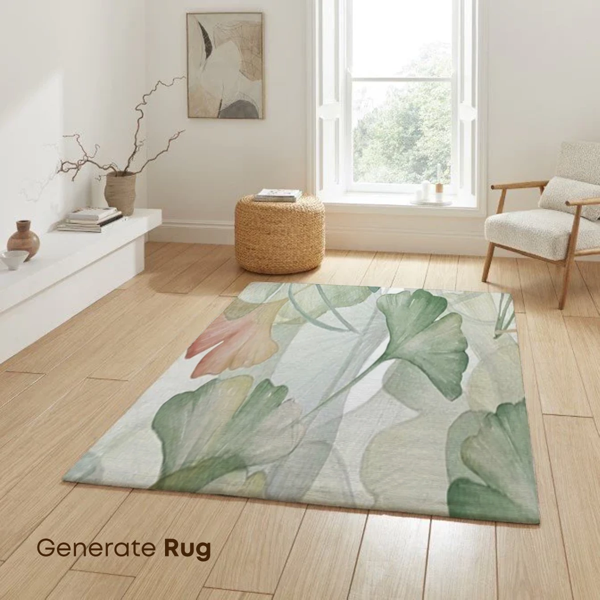 Ginkgo Whisper: Soft Pastel Elegance in Nature's Palette - Image 6