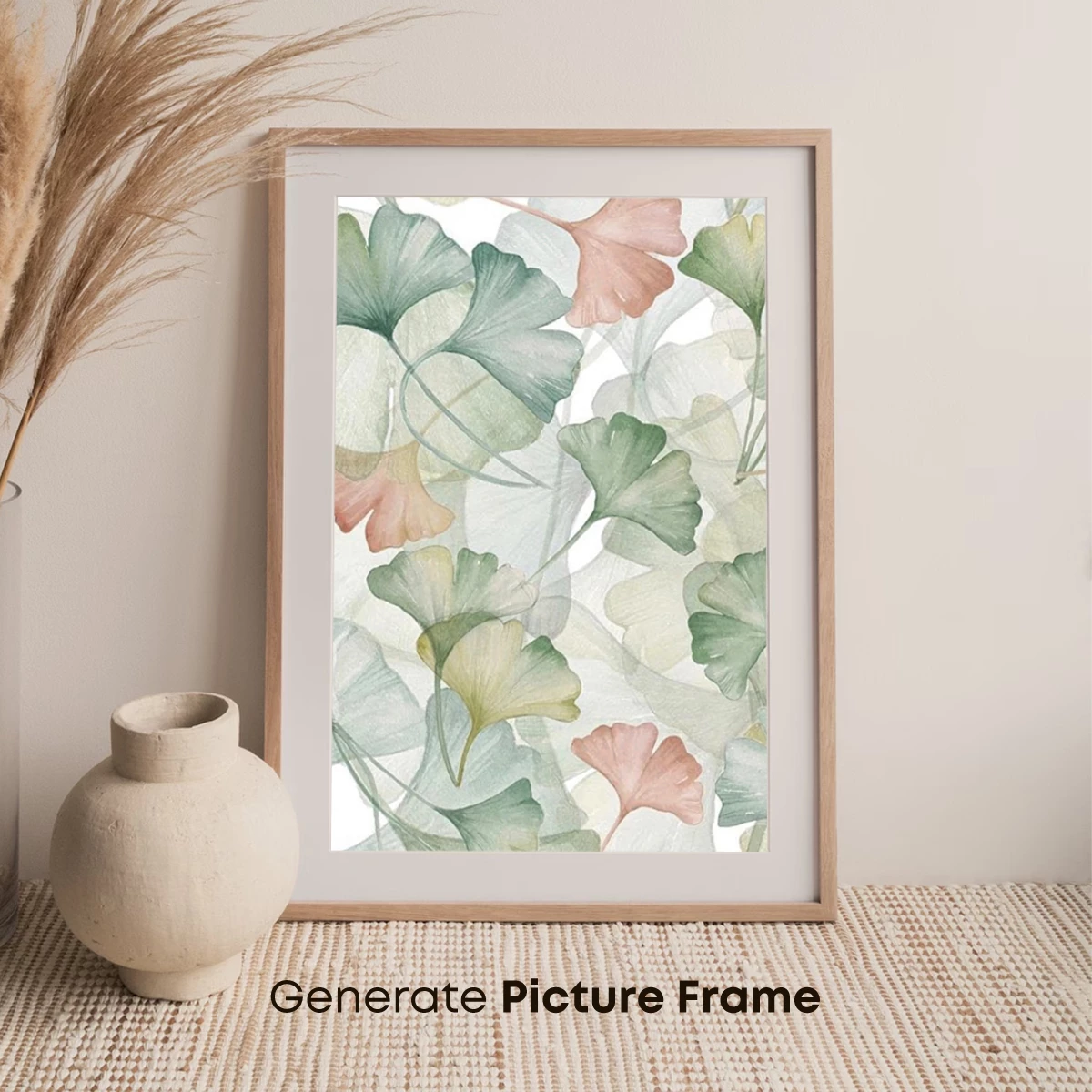Ginkgo Whisper: Soft Pastel Elegance in Nature's Palette - Image 7