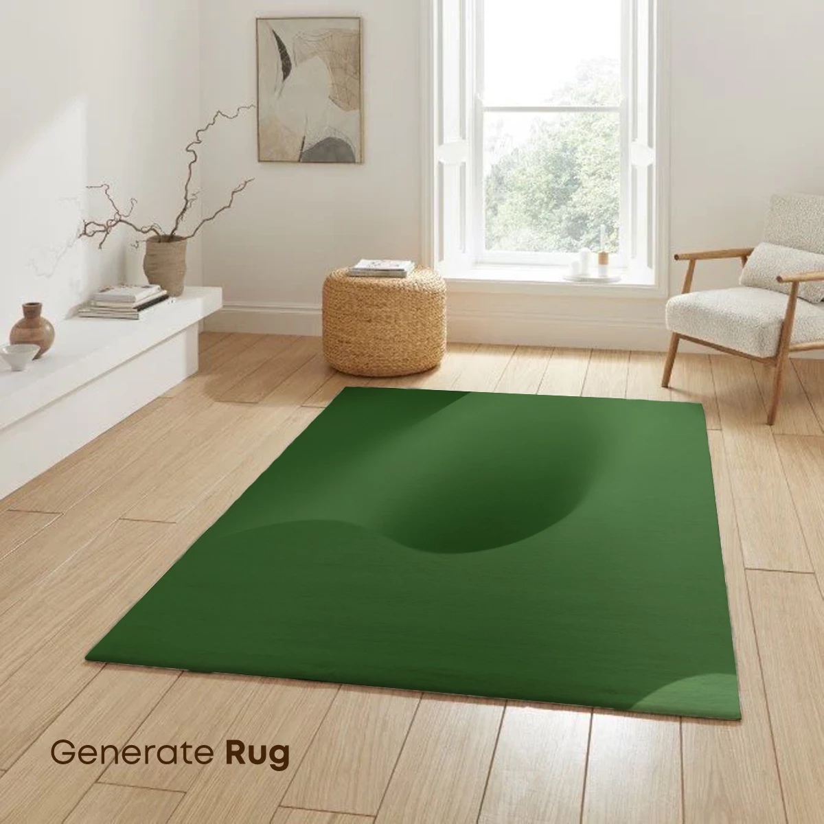 Emerald Waves: Abstract Green Sculpture - Image 6