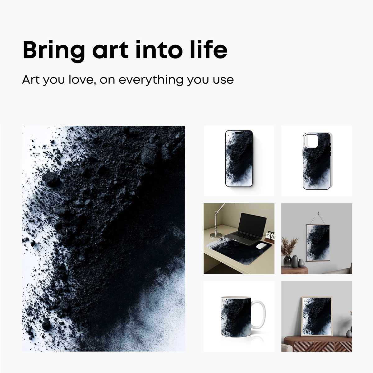 Ethereal Black Dust Cloud