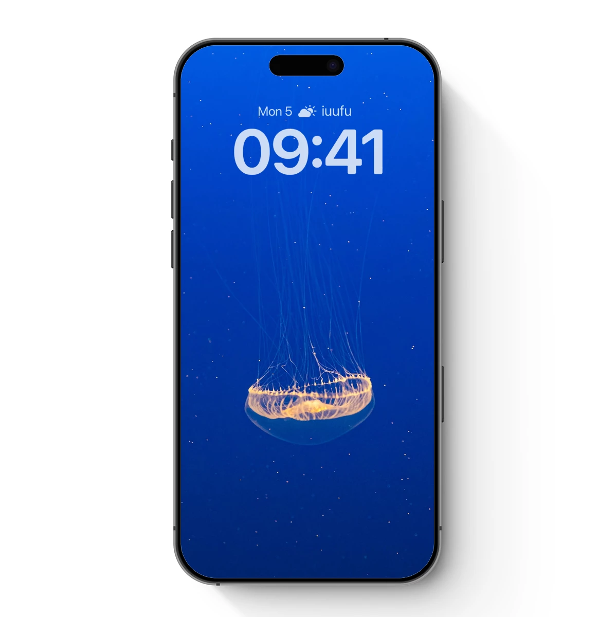 Ethereal Jellyfish in Deep Blue Abyss