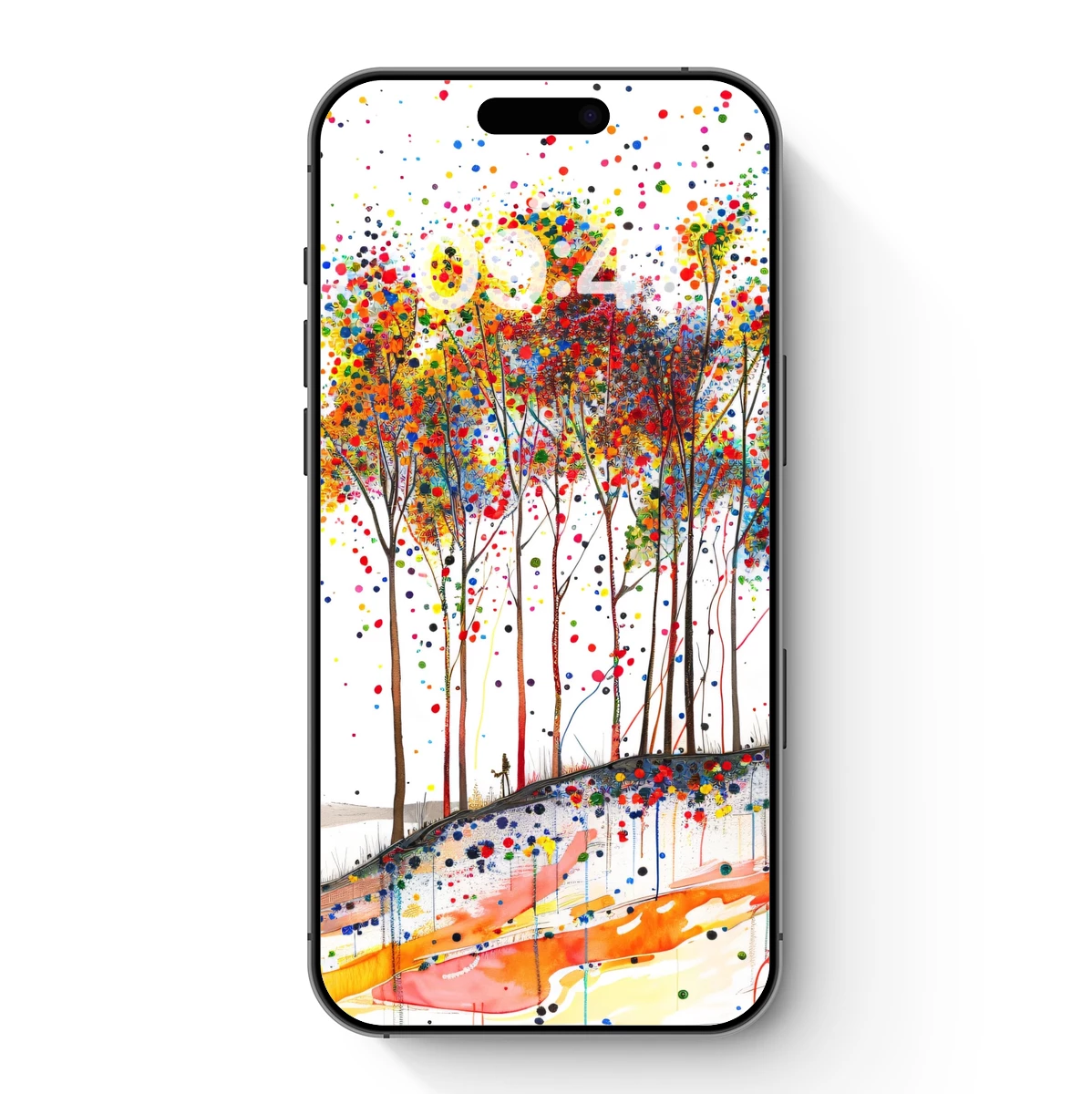 Dot-Painted Forest Odyssey