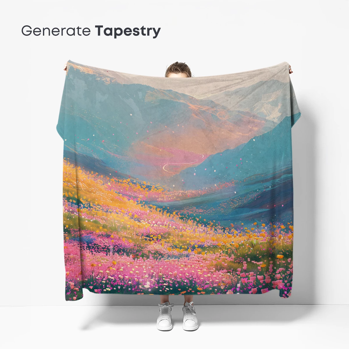 Enchanted Floral Valley: A Symphony of Colors - Image 5