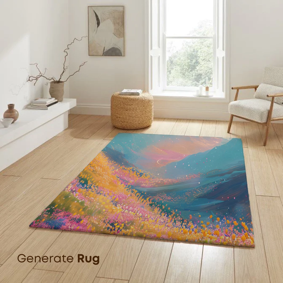 Enchanted Floral Valley: A Symphony of Colors - Image 6