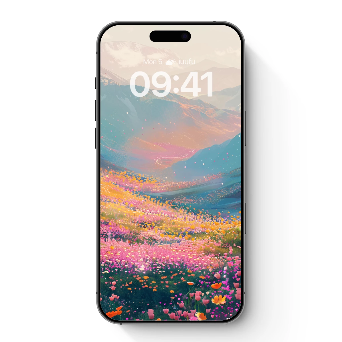 Enchanted Floral Valley: A Symphony of Colors