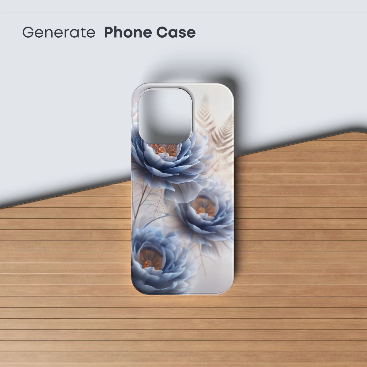 Ethereal Blue Blossoms: A Floral Dreamscape - Image 3