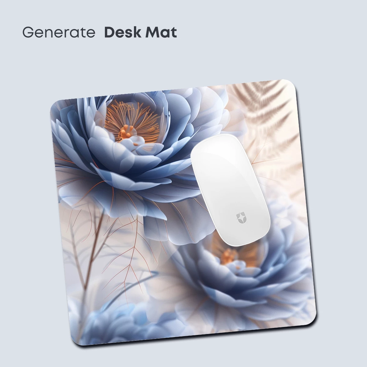 Ethereal Blue Blossoms: A Floral Dreamscape - Image 4