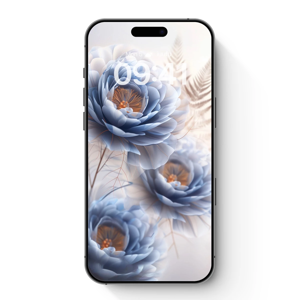 Ethereal Blue Blossoms: A Floral Dreamscape