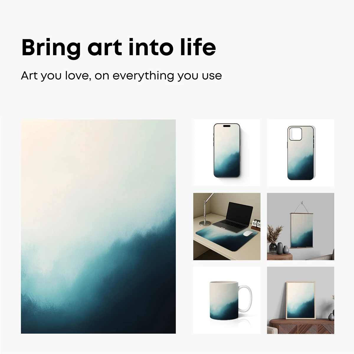 Misty Mountain Veil: A Foggy Forest Odyssey - Image 2