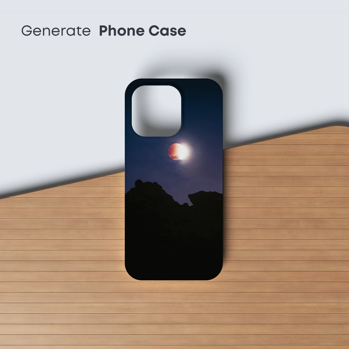 Eclipse Over Silhouetted Peaks - Image 3