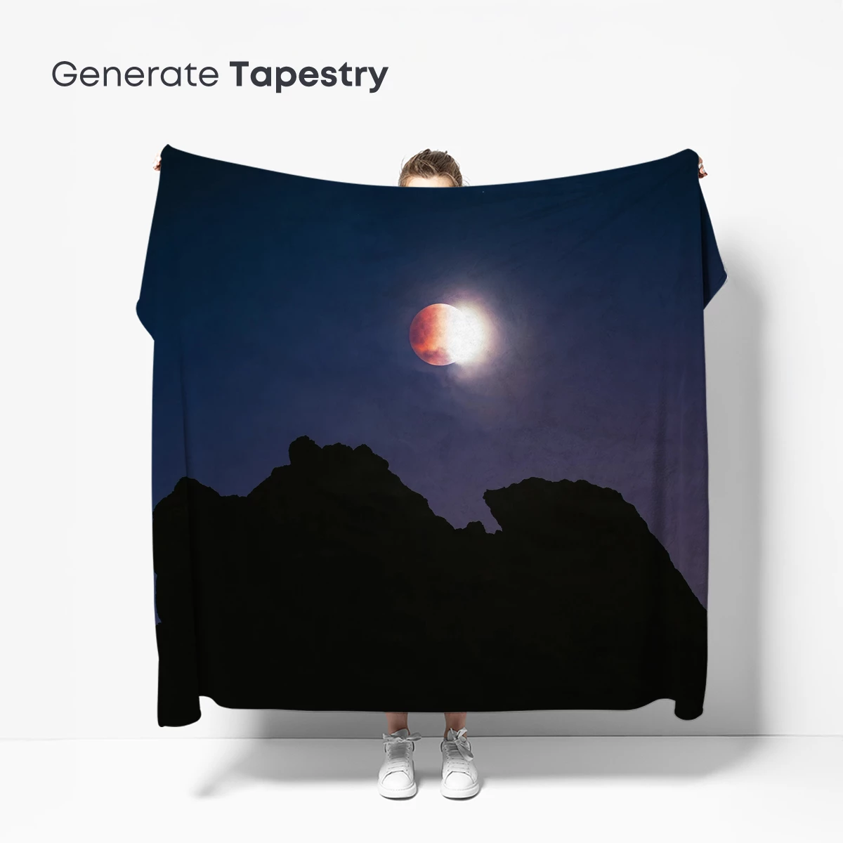 Eclipse Over Silhouetted Peaks - Image 5