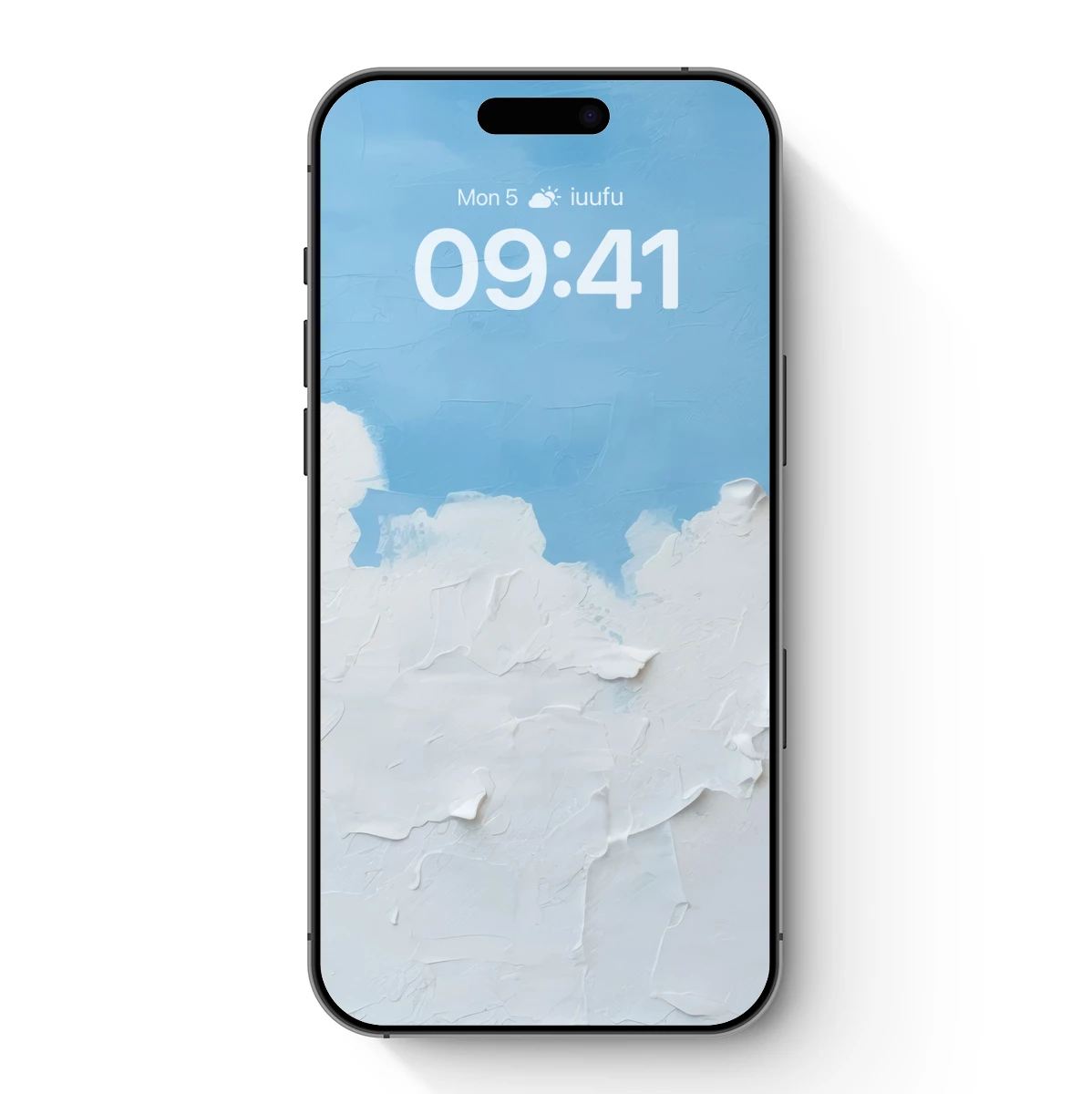 Abstract Cloudscape: Textured Serenity