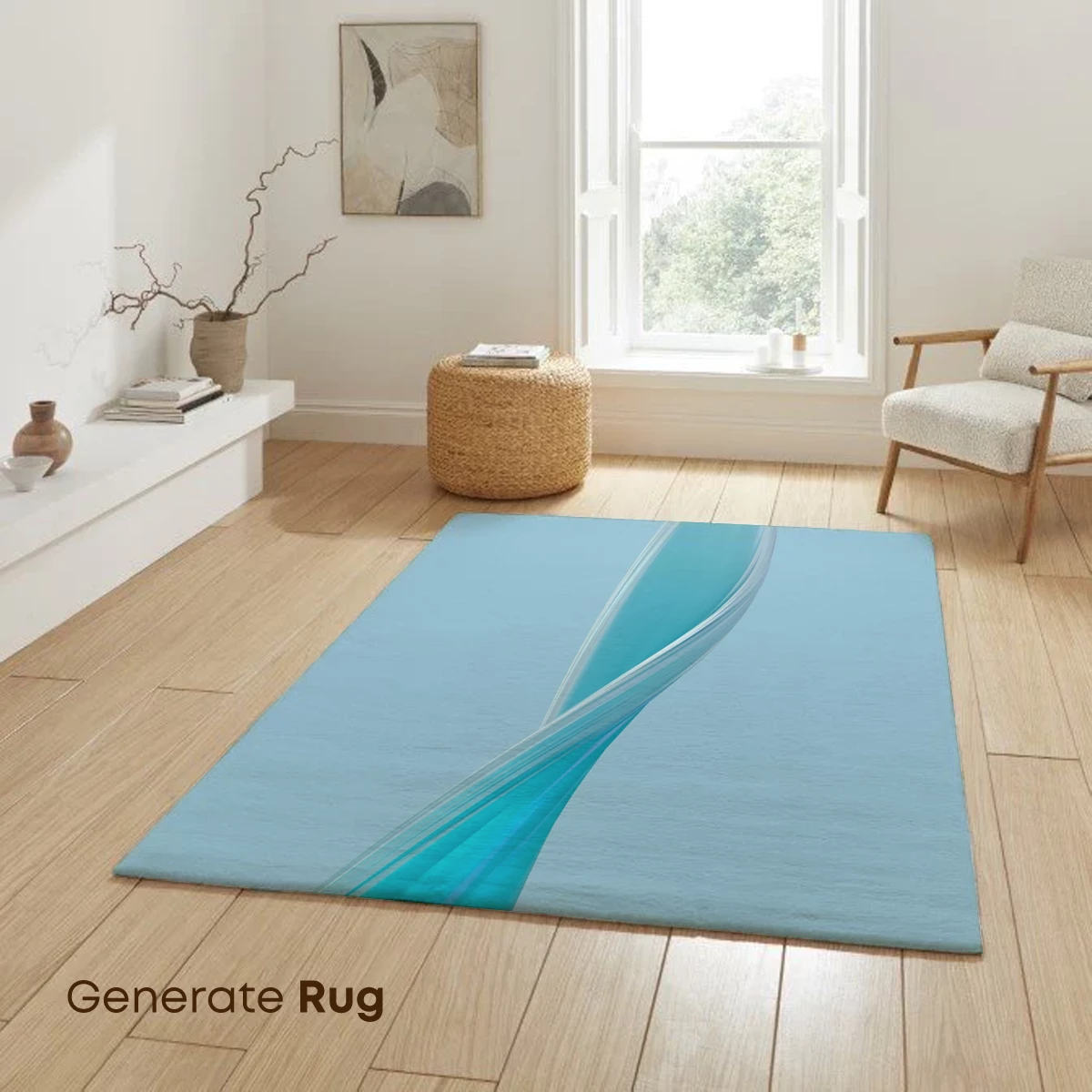 Ethereal Aqua Spiral: A Dance of Light and Form - Image 6