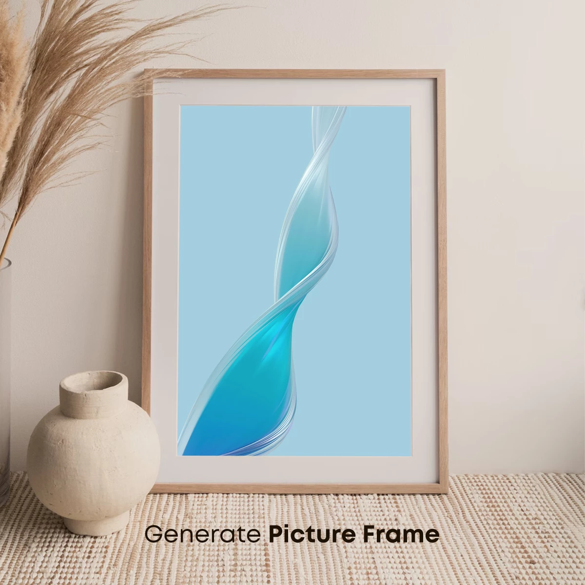 Ethereal Aqua Spiral: A Dance of Light and Form - Image 7