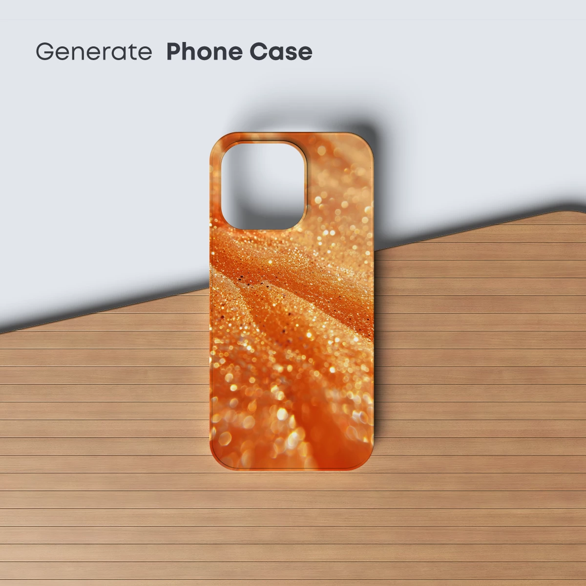 Golden Glitter Waves: Radiant Texture Symphony - Image 3