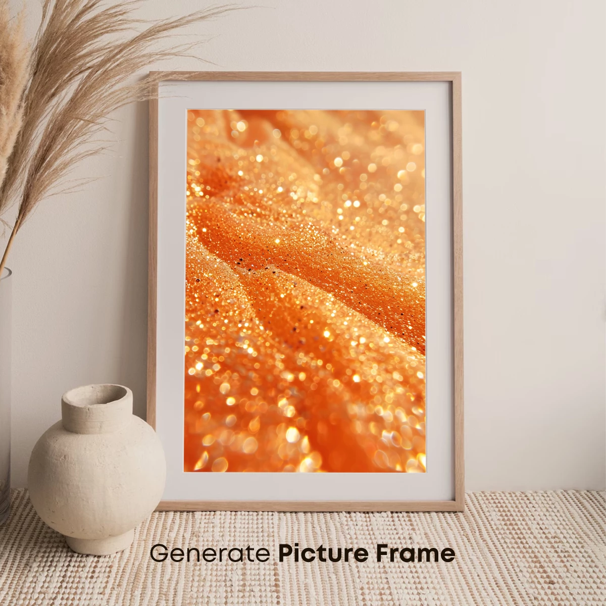 Golden Glitter Waves: Radiant Texture Symphony - Image 7