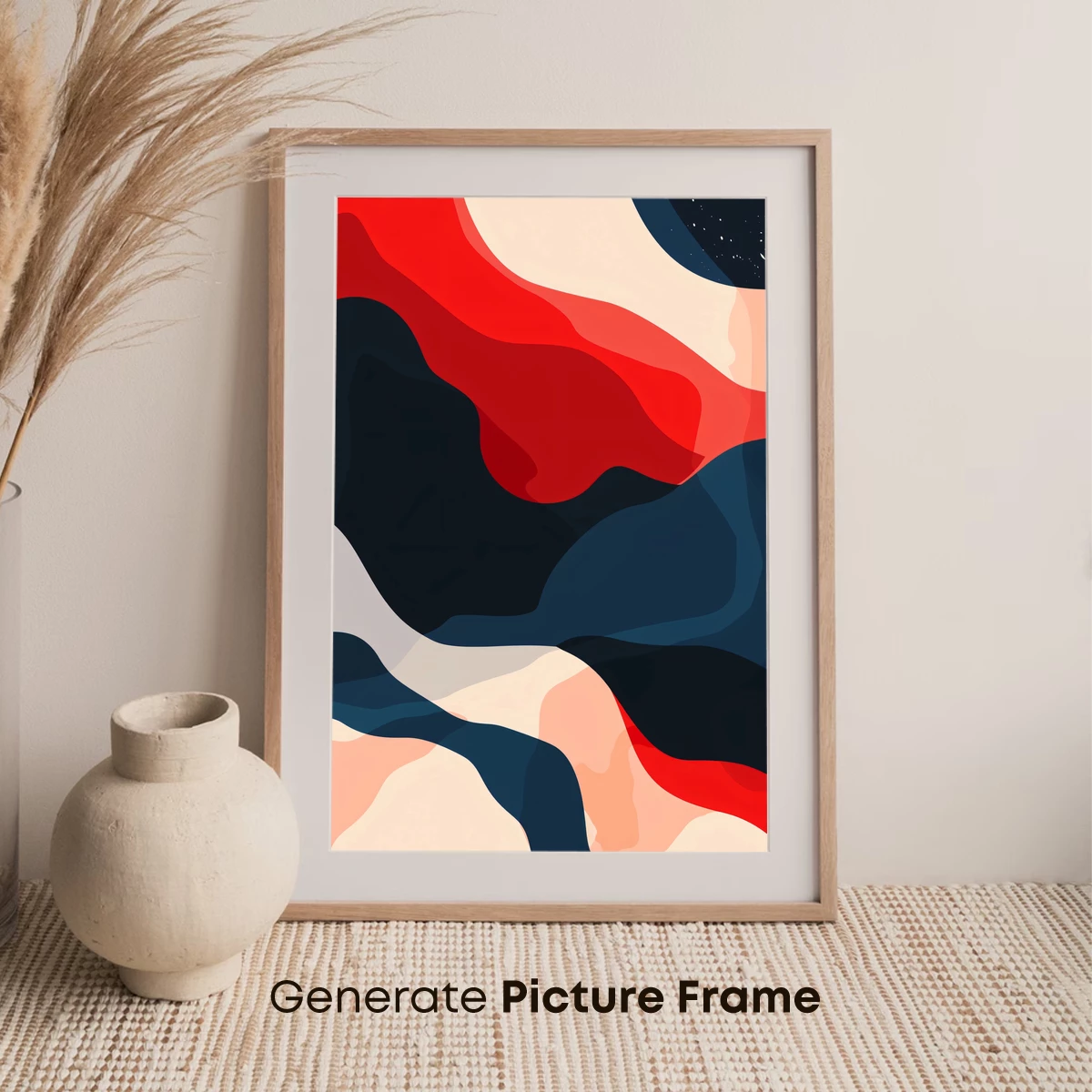 Abstract Fusion: Bold Waves of Color - Image 7