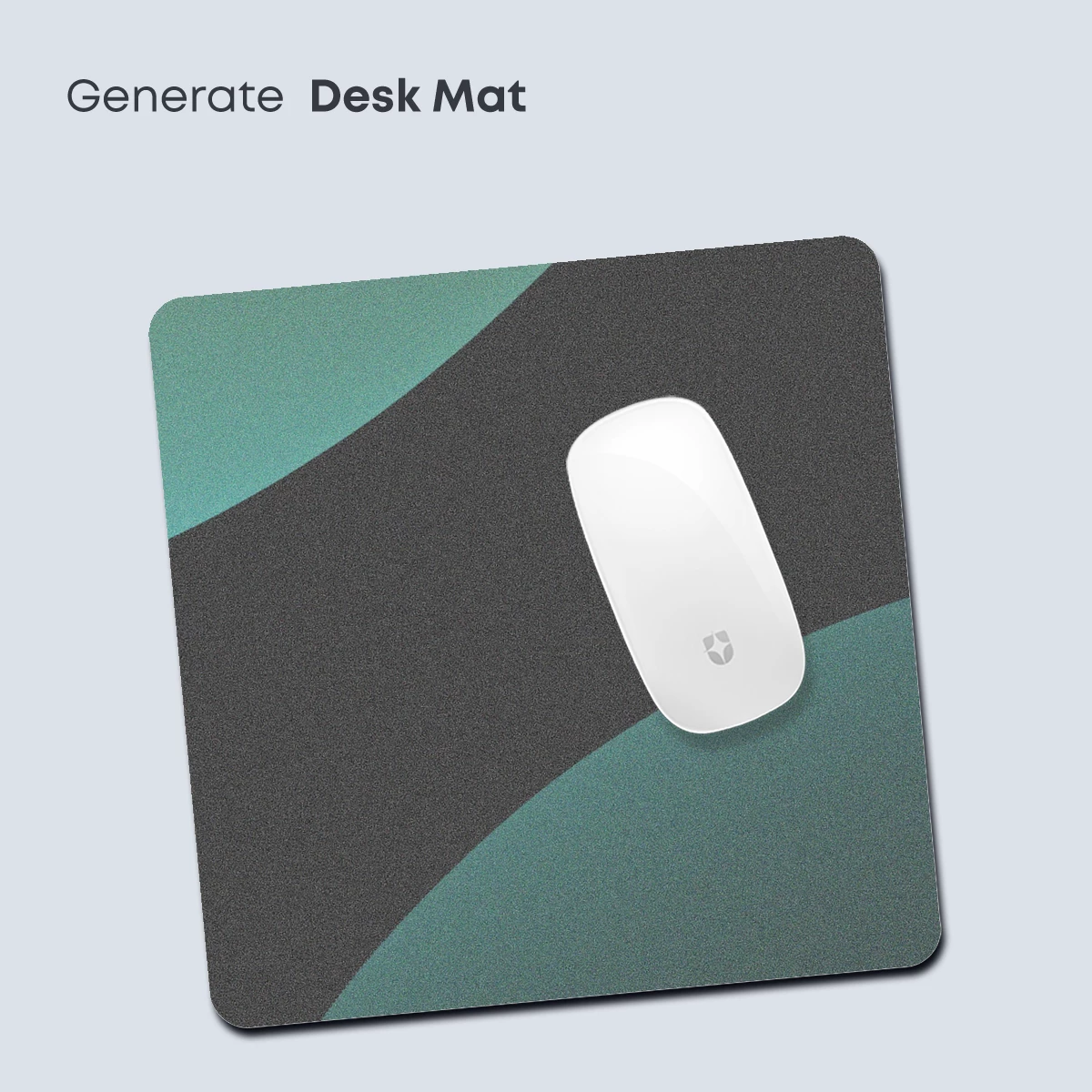 Abstract Teal and Charcoal Waves - Image 4