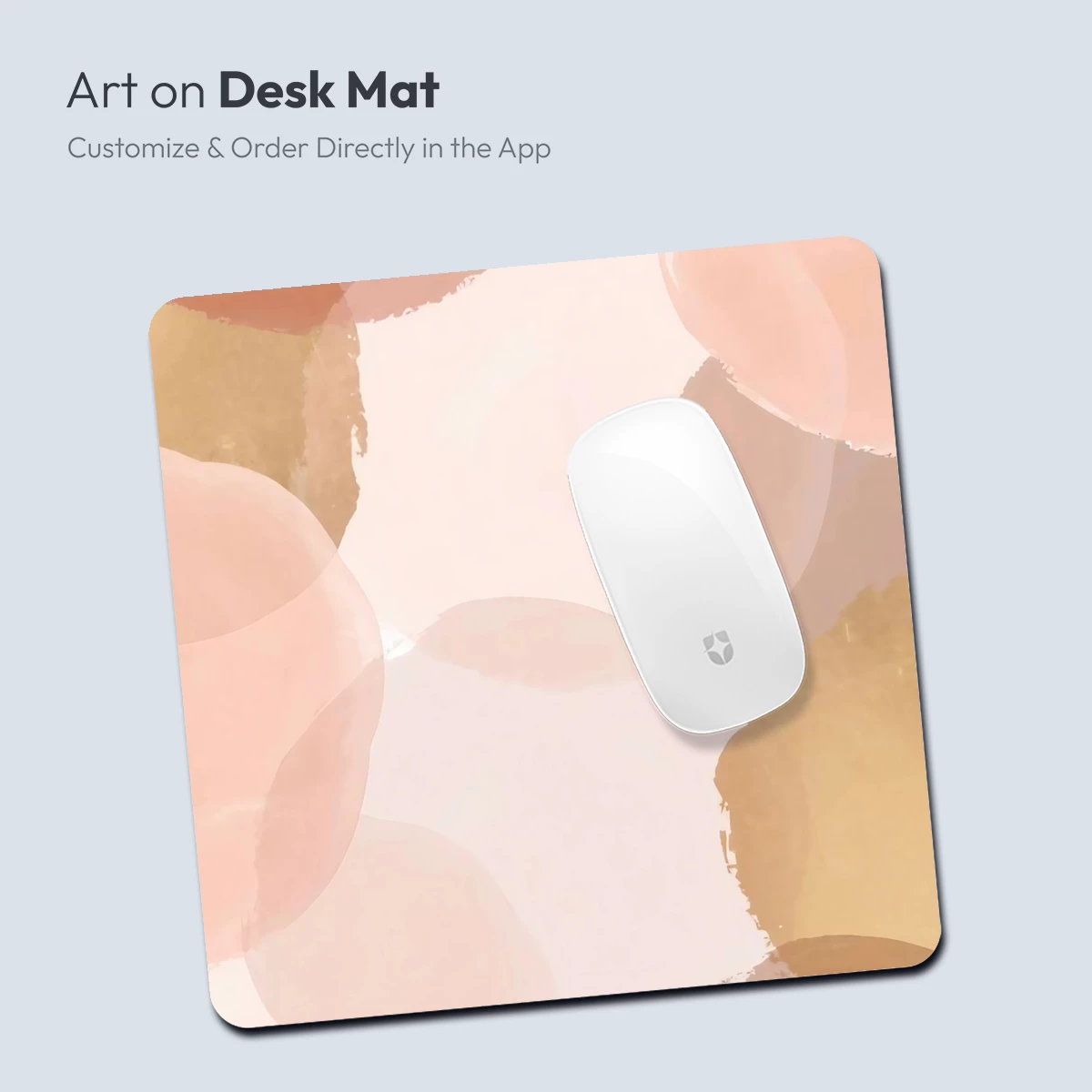 Blush Brushstrokes: Abstract Circles in Soft Hues - Image 3