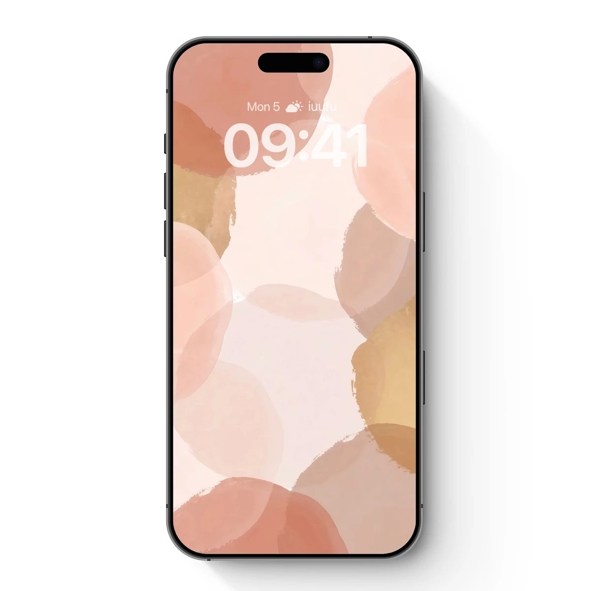 Blush Brushstrokes: Abstract Circles in Soft Hues - Image 7