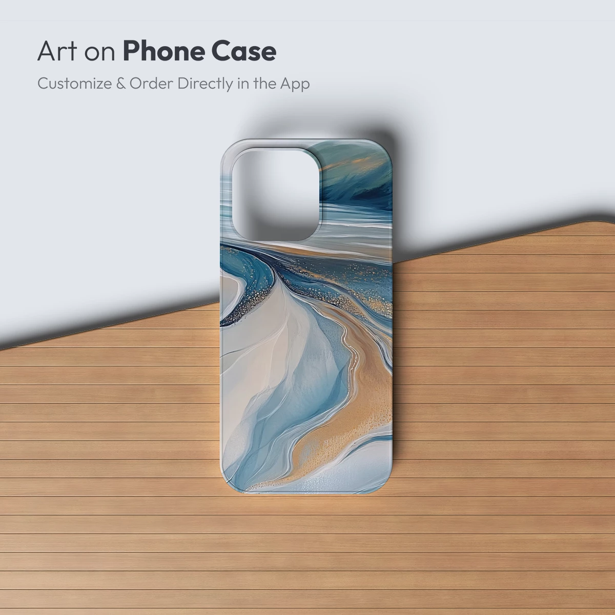 Ethereal Coastal Symphony: Abstract Tides and Sands - Image 3