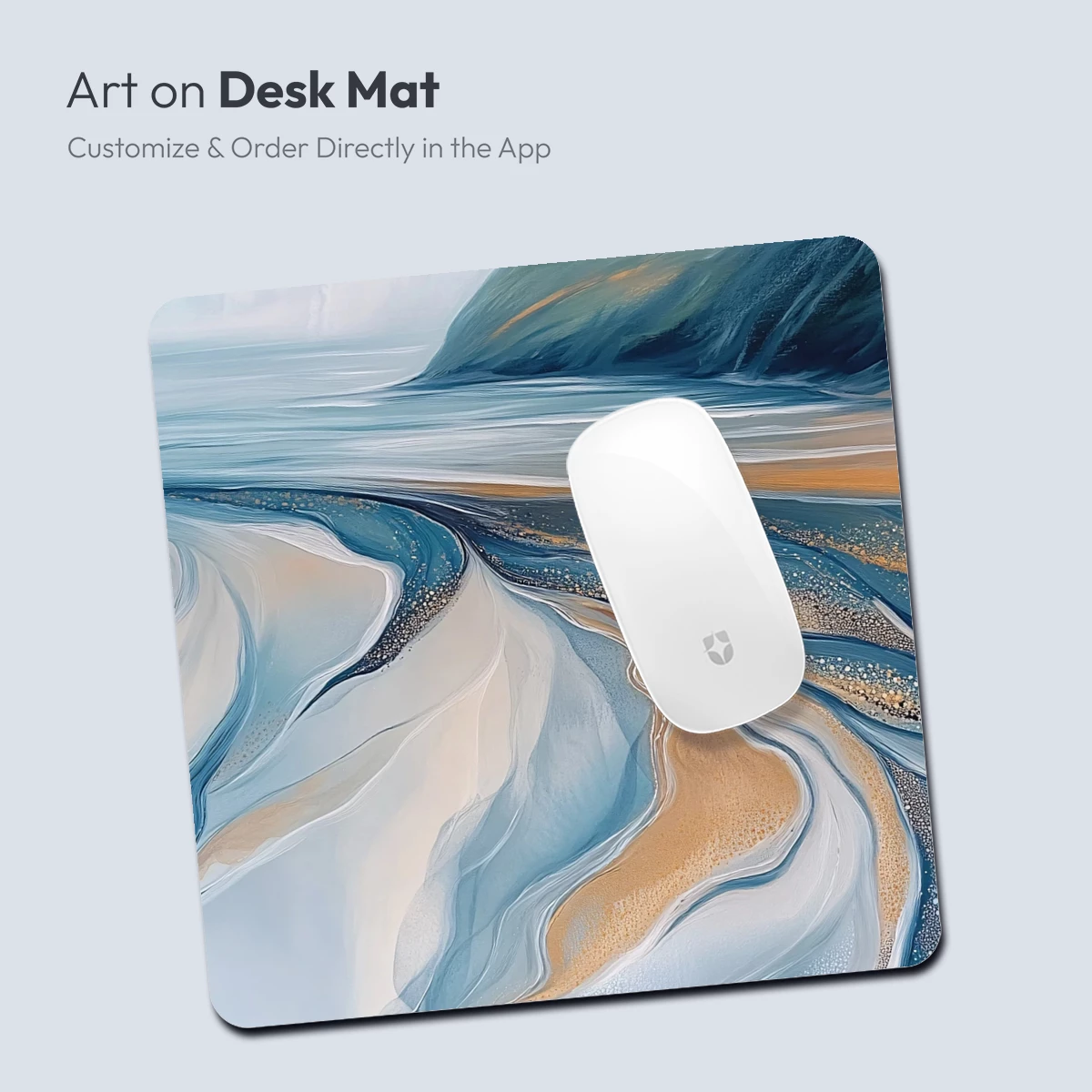 Ethereal Coastal Symphony: Abstract Tides and Sands - Image 4