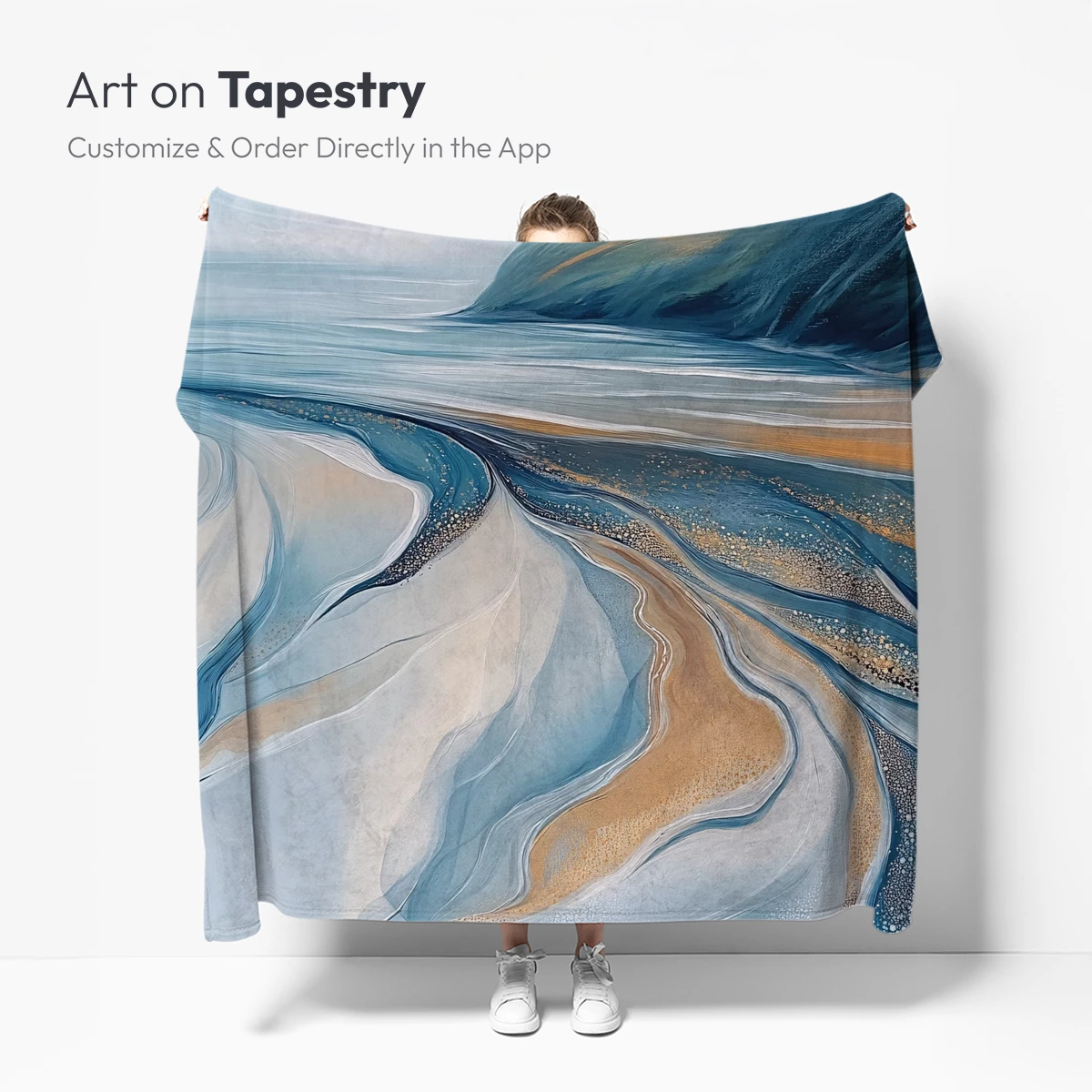 Ethereal Coastal Symphony: Abstract Tides and Sands - Image 5