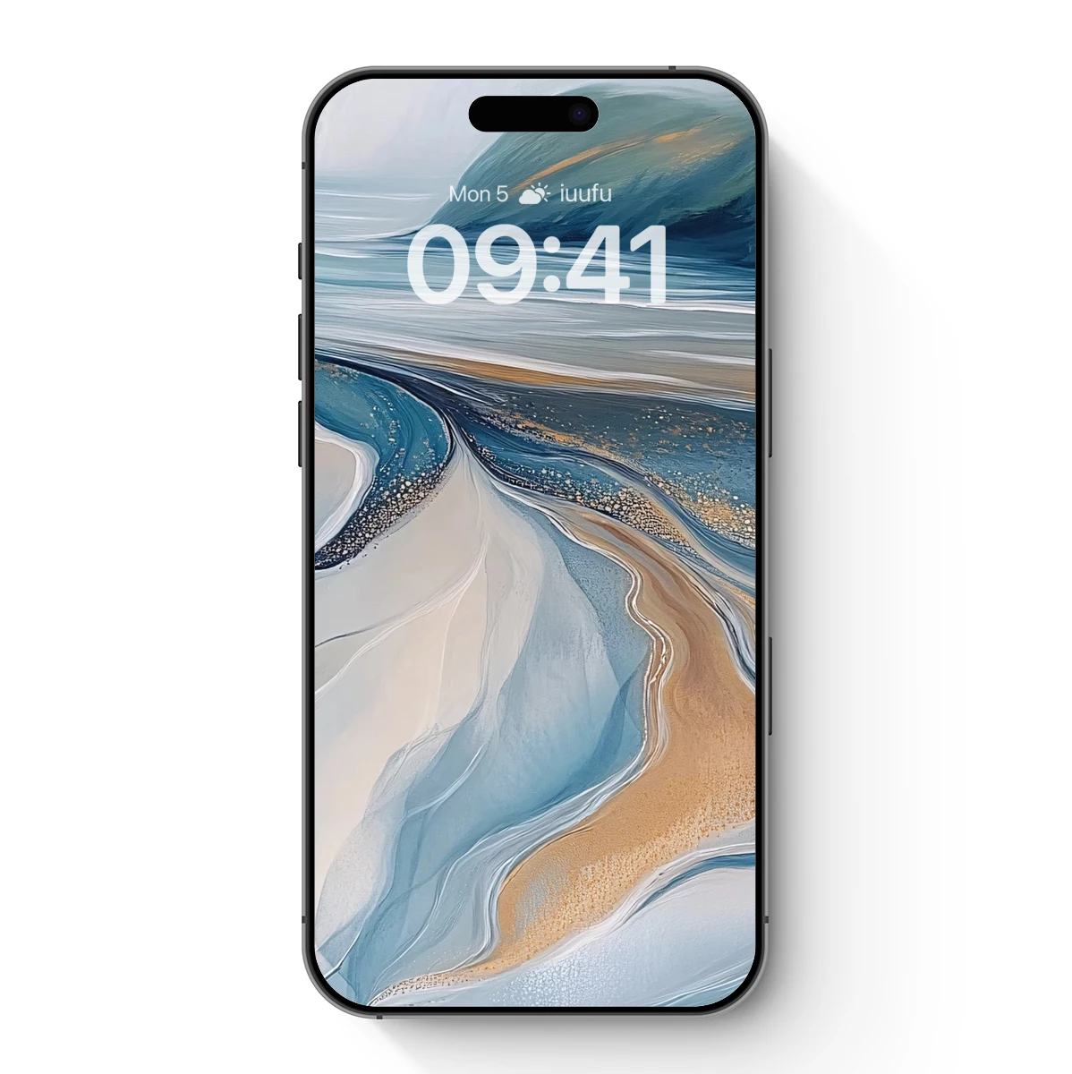 Ethereal Coastal Symphony: Abstract Tides and Sands