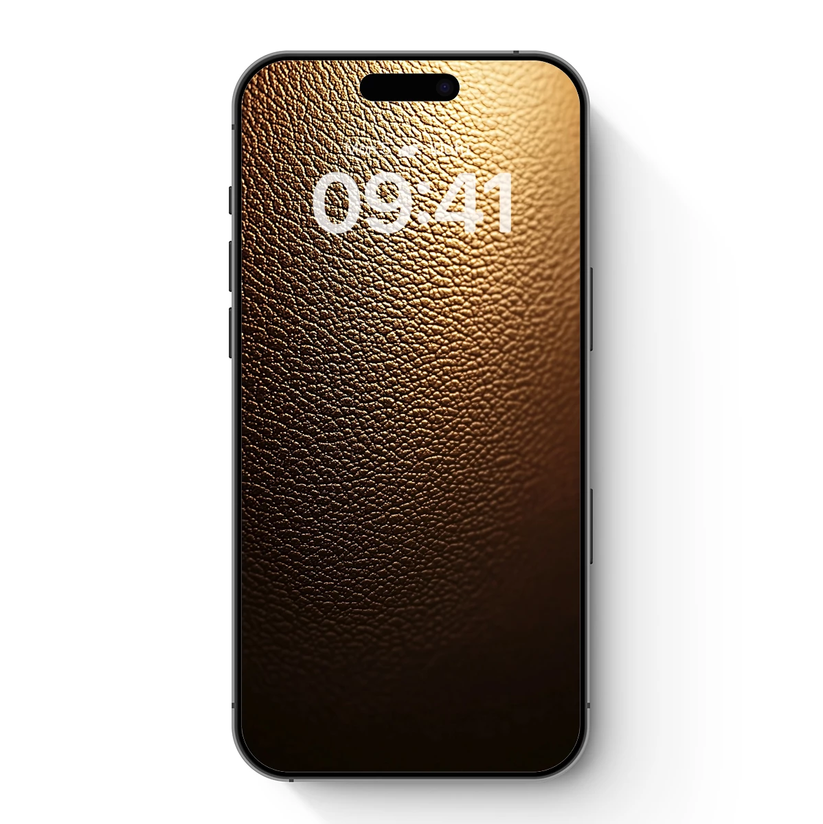 Golden Leather Texture Glow