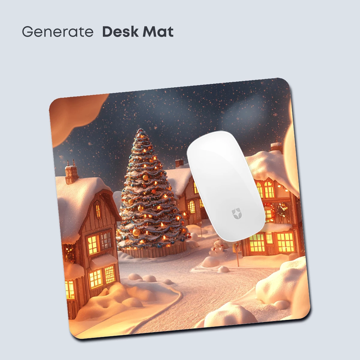 Enchanted Snowy Village Glow - Image 4