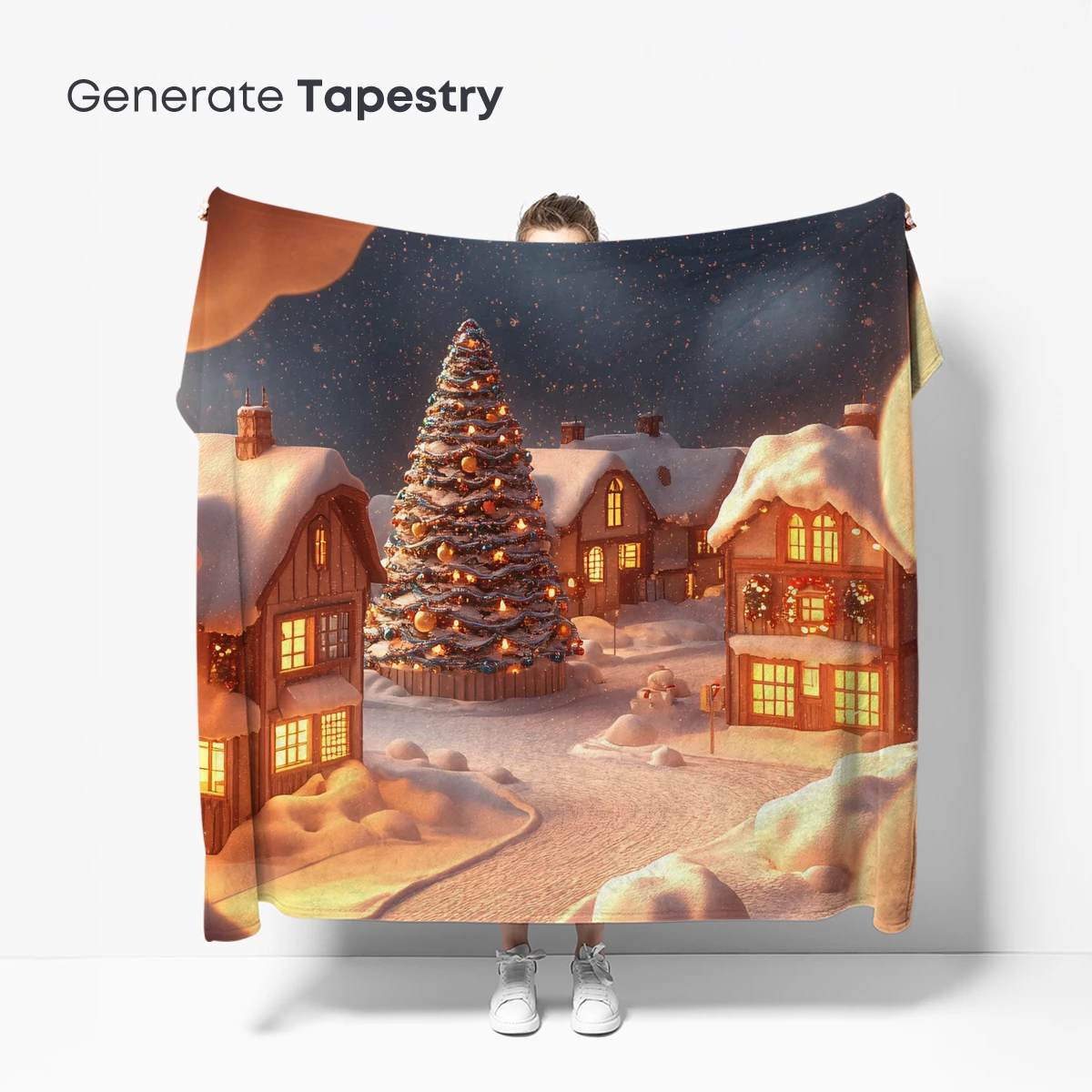 Enchanted Snowy Village Glow - Image 5