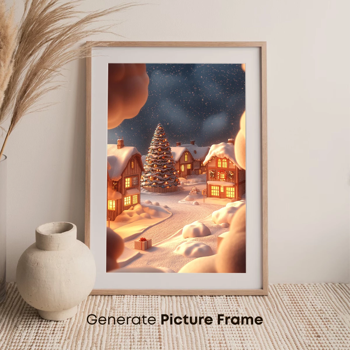 Enchanted Snowy Village Glow - Image 7